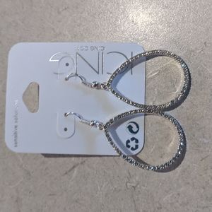 Rhinestone drop earrings